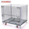 Hot Sale! stackable wholesale metal storage wire mesh container